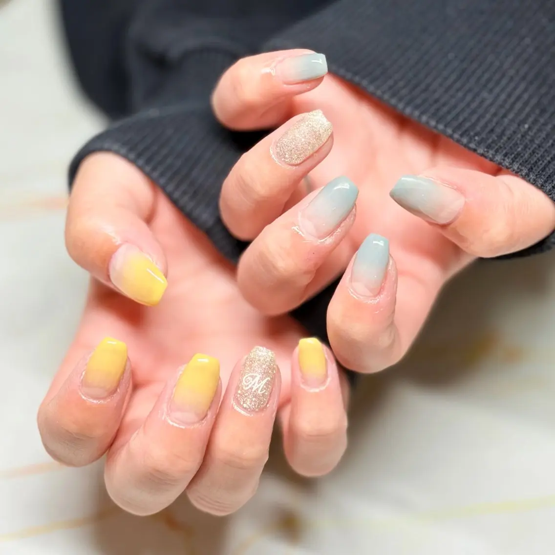 ネイル ハンドネイル フットネイル R.nail 蘭のネイルデザイン