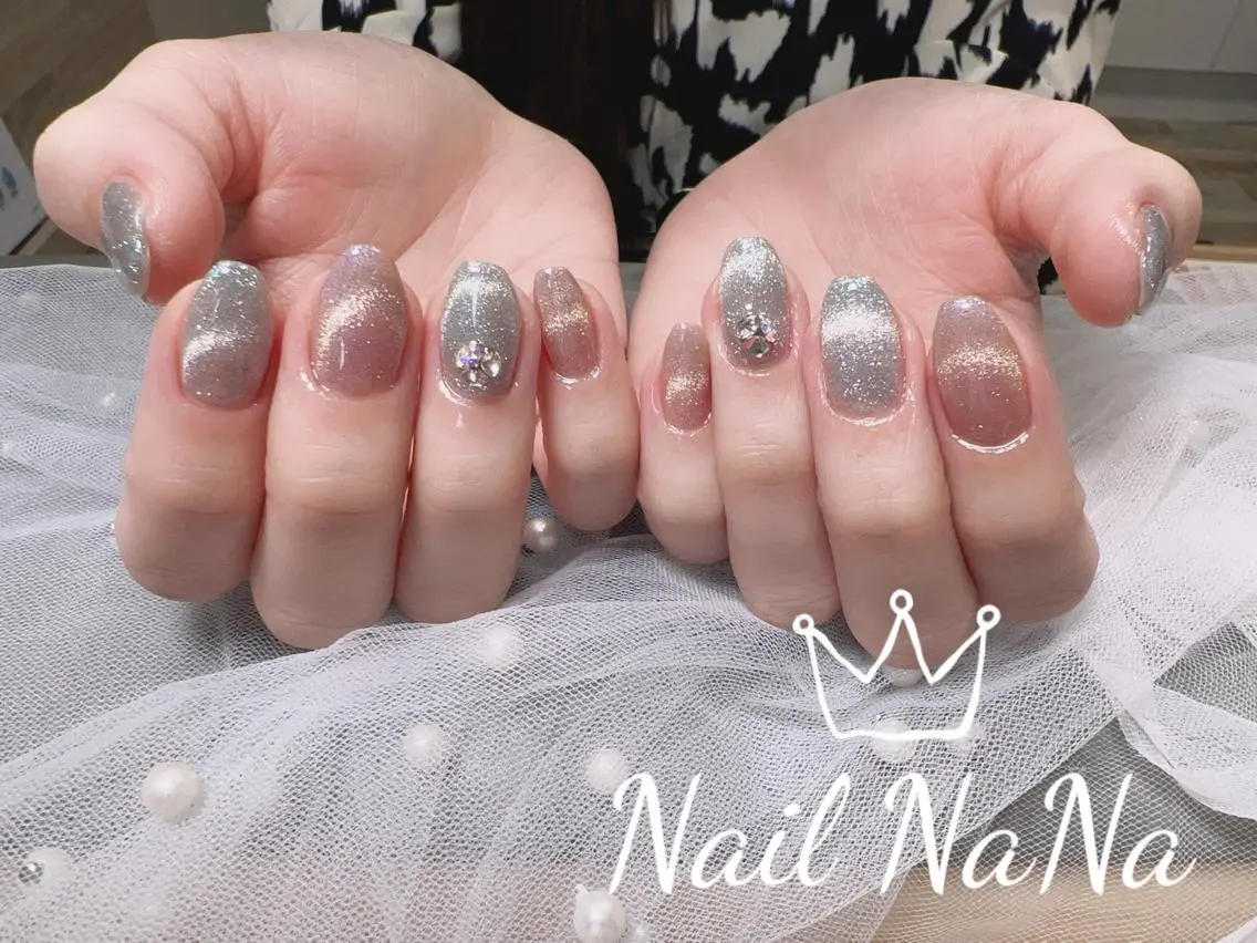 ミディアム カラー ネイル ハンドネイル Nail NaNaのネイルデザイン