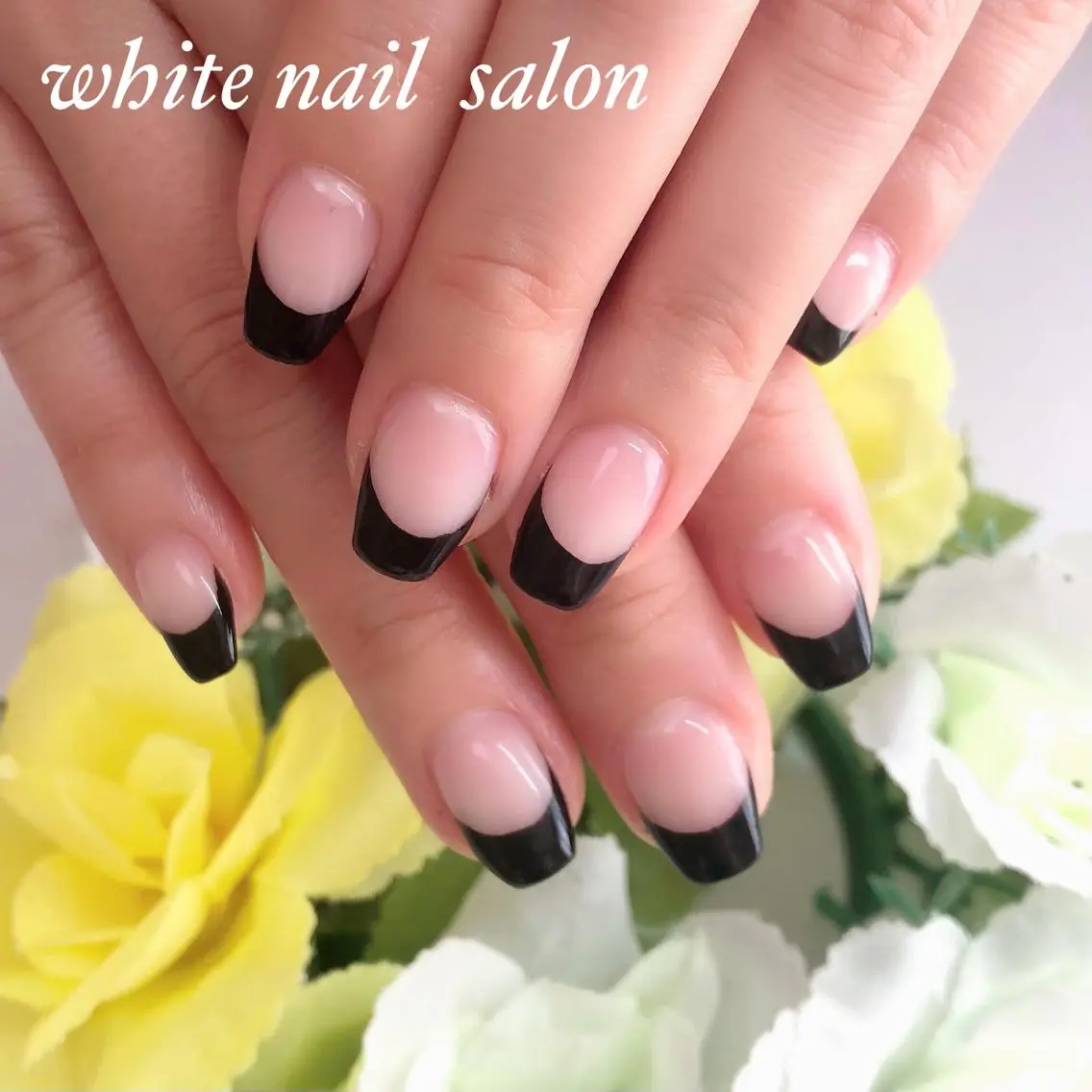 ネイル フットネイル フレンチネイル ジェルネイル ハードジェル 持ち込み white nail salonのネイルデザイン