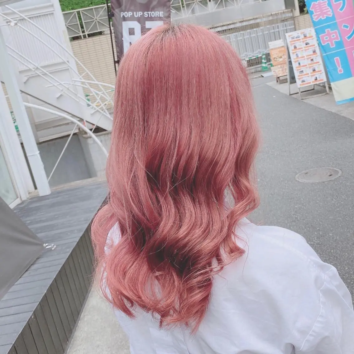 ロング カラー ヘアアレンジ メンズ キッズ ブリーチの髪様 MASATOのヘアスタイル