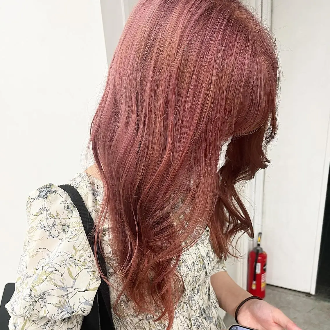 セミロング カラー 愛されカラー🩷 はるなのヘアスタイル