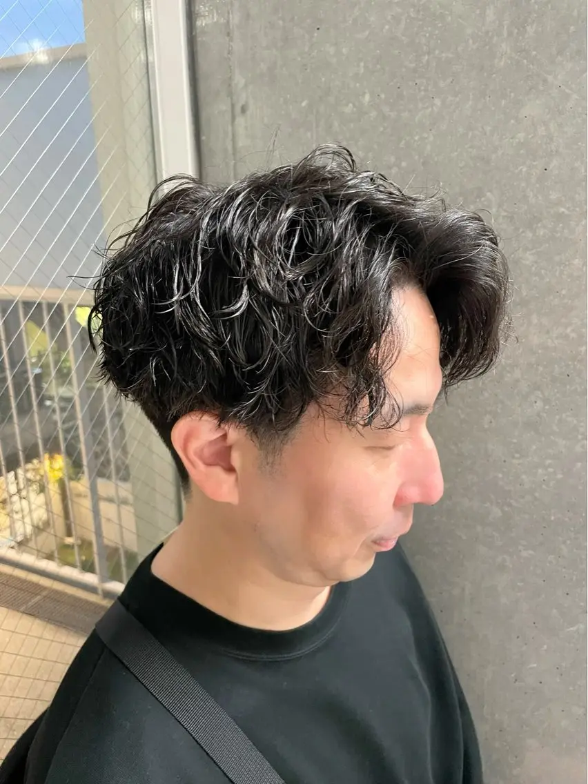 パーマ メンズ メンズモテパーマ💙 fuwaのヘアスタイル