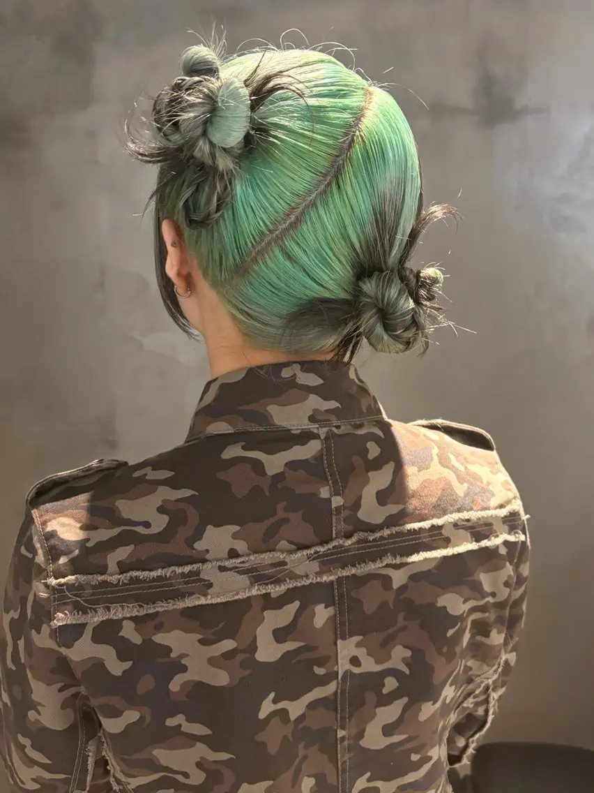 セミロング ヘアセット 江渕 明未のヘアスタイル