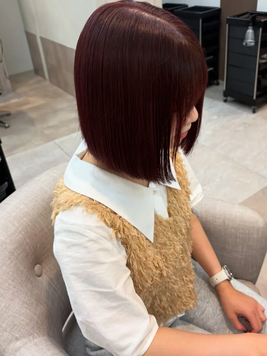ロング ヘアカラー トリートメント MASHIRO💎 天神/大名のヘアスタイル