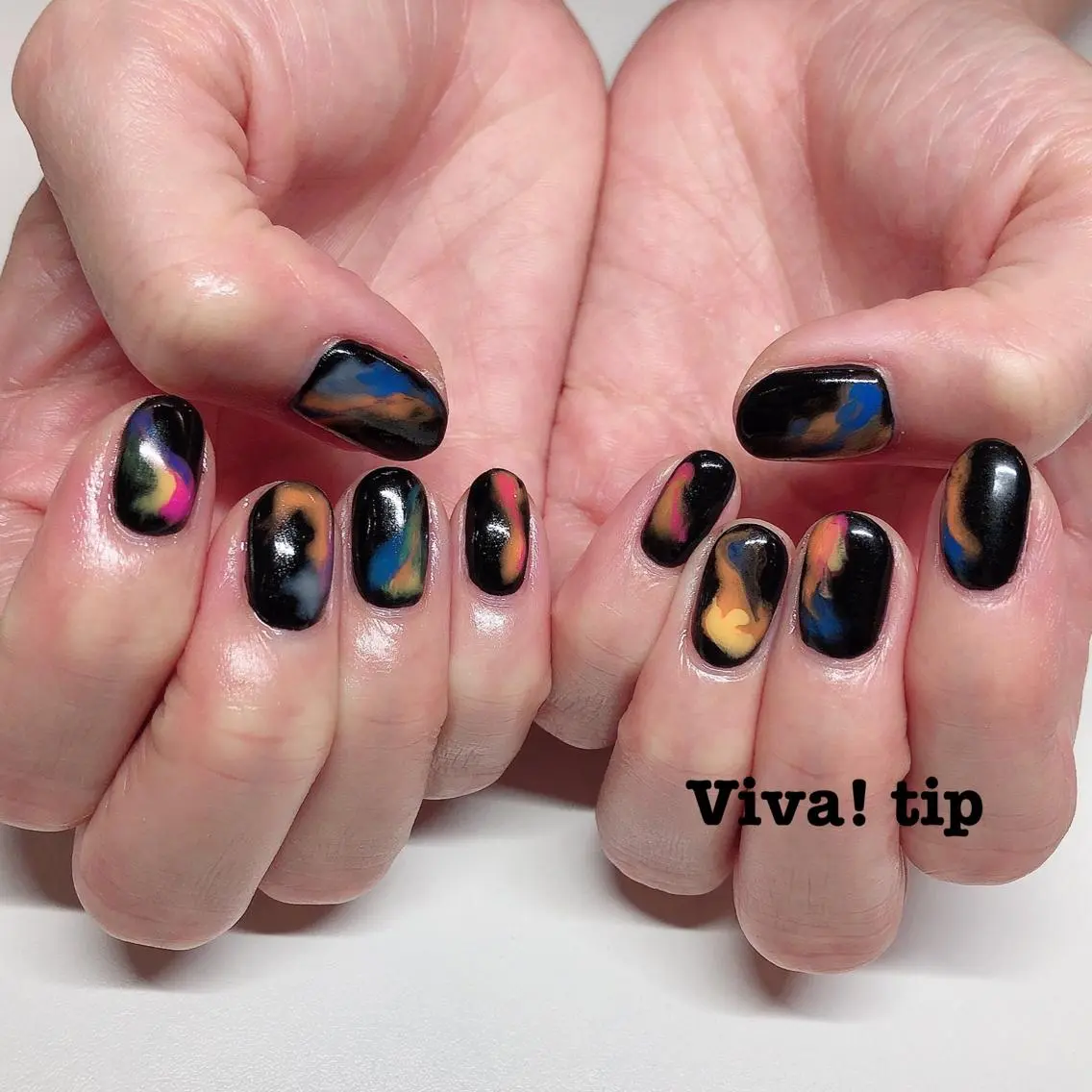 ネイル ジェルネイル パラジェル Viva!tip ビバティップネイルのネイルデザイン