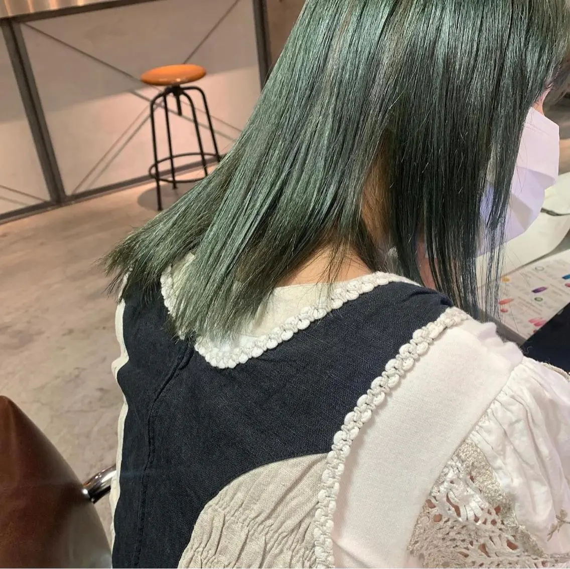 セミロング kiyono ⭐︎ダブルカラーのヘアスタイル