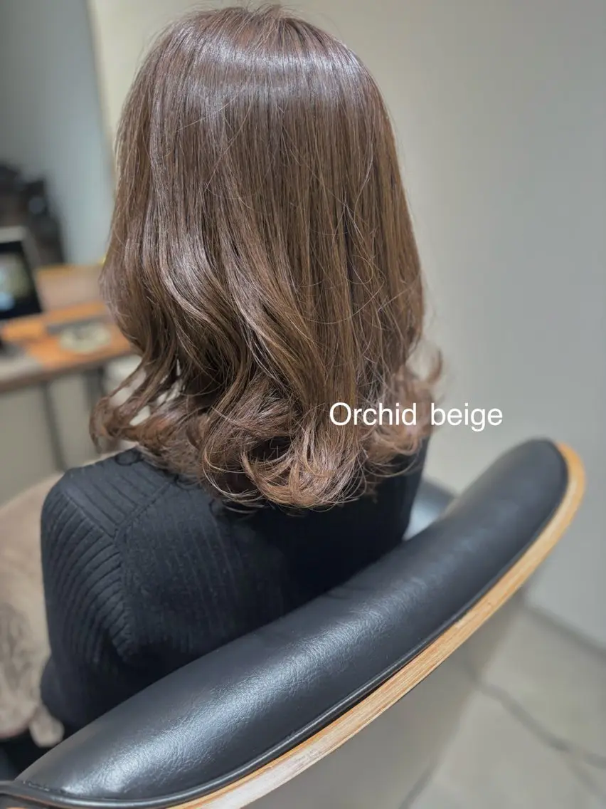セミロング 松下|個室 マンツーマン美容師のヘアスタイル