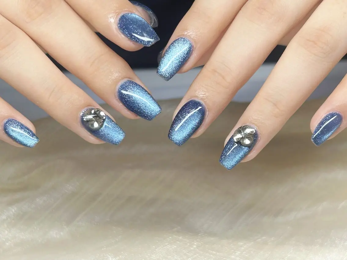 ネイル アートネイル チークネイル 成人式 入学式 長さ出し ハンドネイル Lino Nailのネイルデザイン
