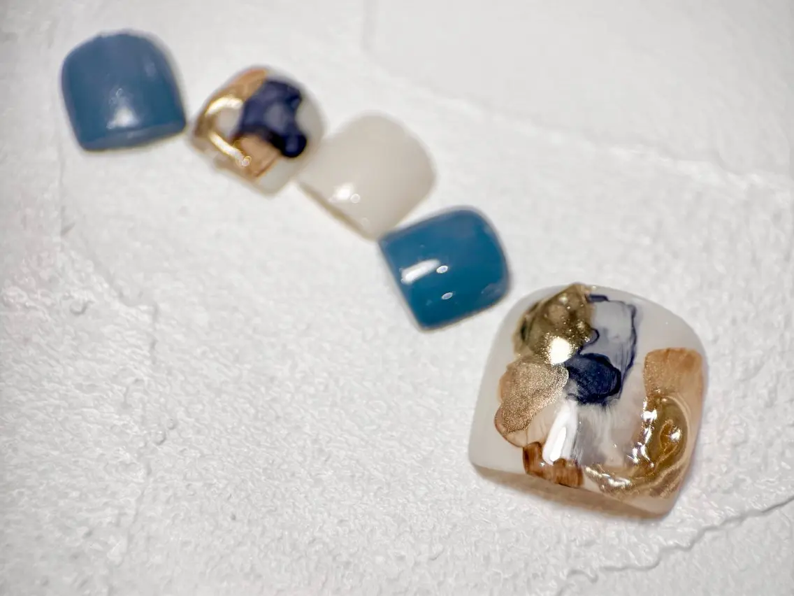 ネイル フットネイル フットネイル Lia nail大宮 ＊勝俣のネイルデザイン