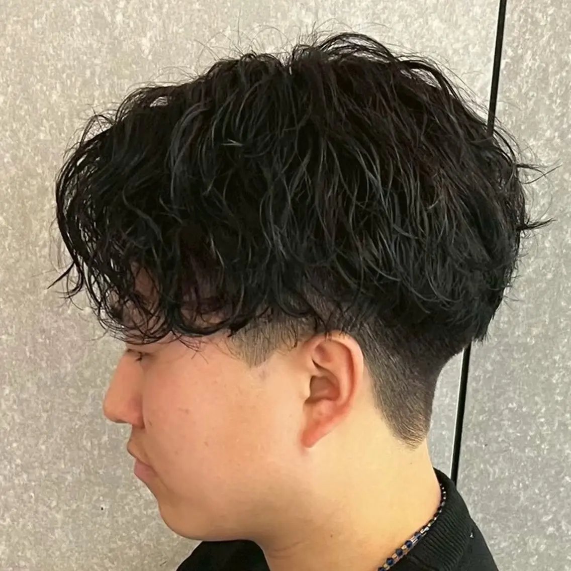 パーマ メンズ 【束感セット】 あおいのヘアスタイル