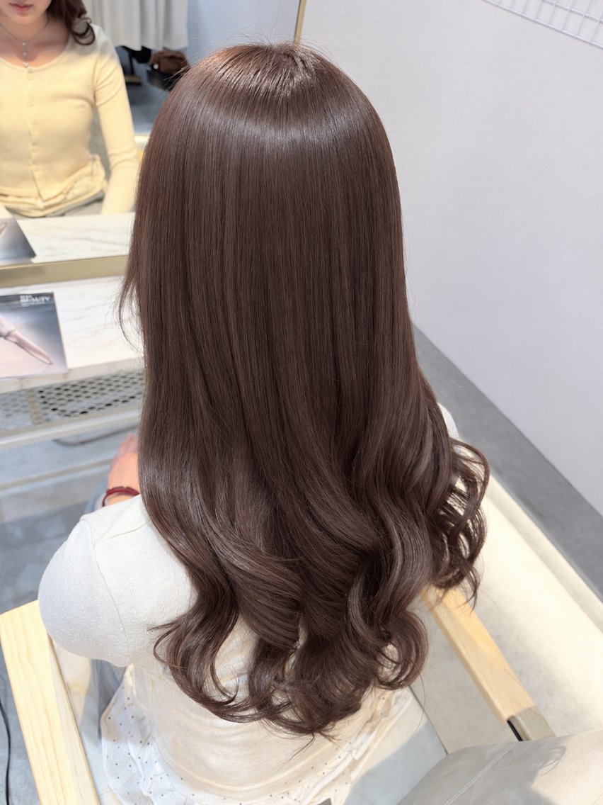 ロング カット ヘアカラー トリートメント NAO/レイヤー🌷 /ハイトーンカラー✨のヘアスタイル