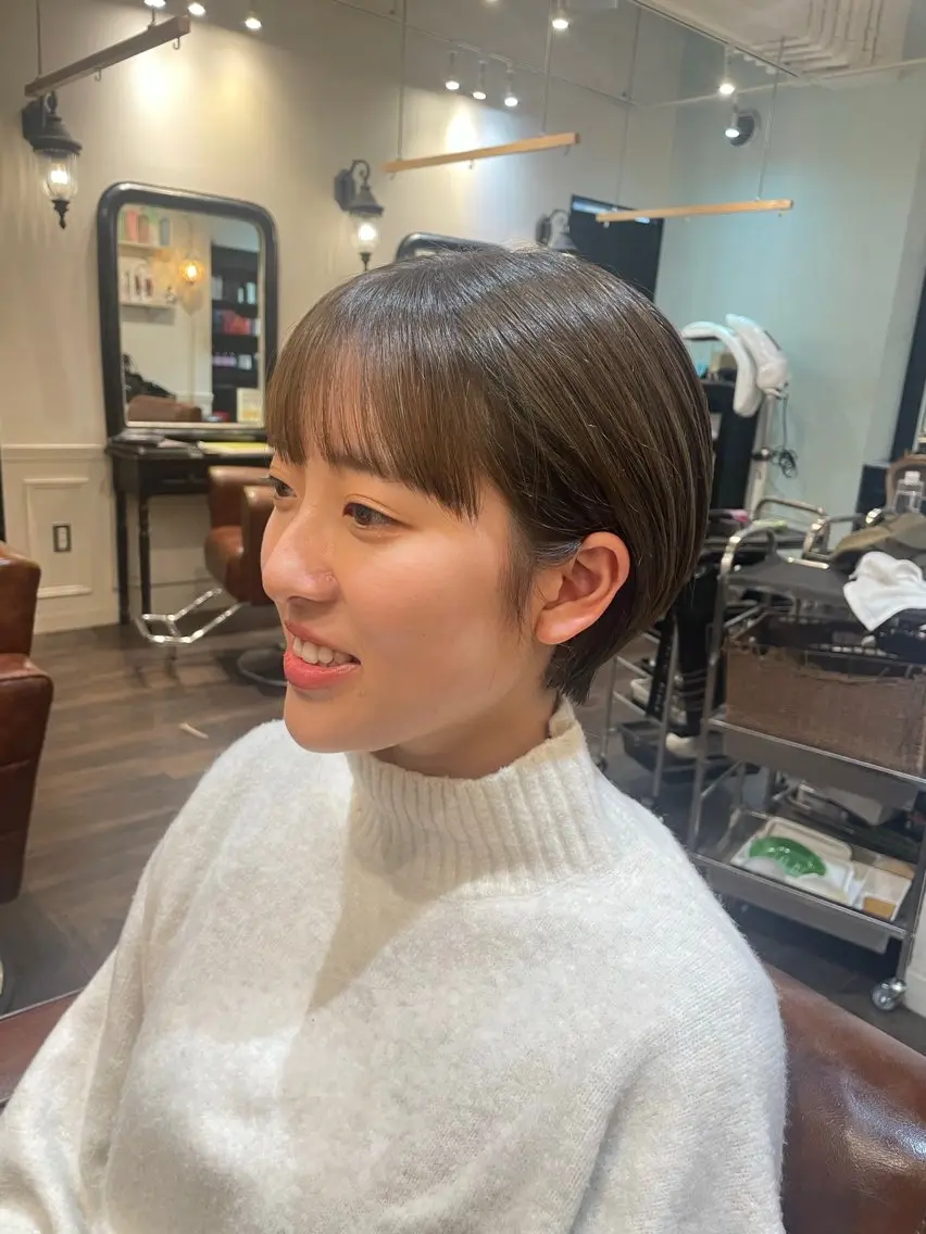 ショート 橘　愛佳/暖色系 レイヤーカットのヘアスタイル