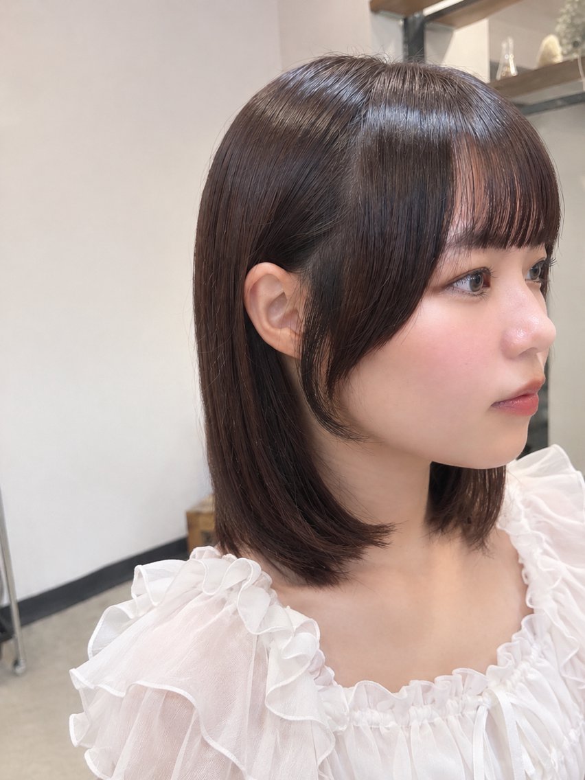 カラー ブラウンカラー ピンクカラー カット ヘアカラー elk. SALA🫟🫧のヘアスタイル