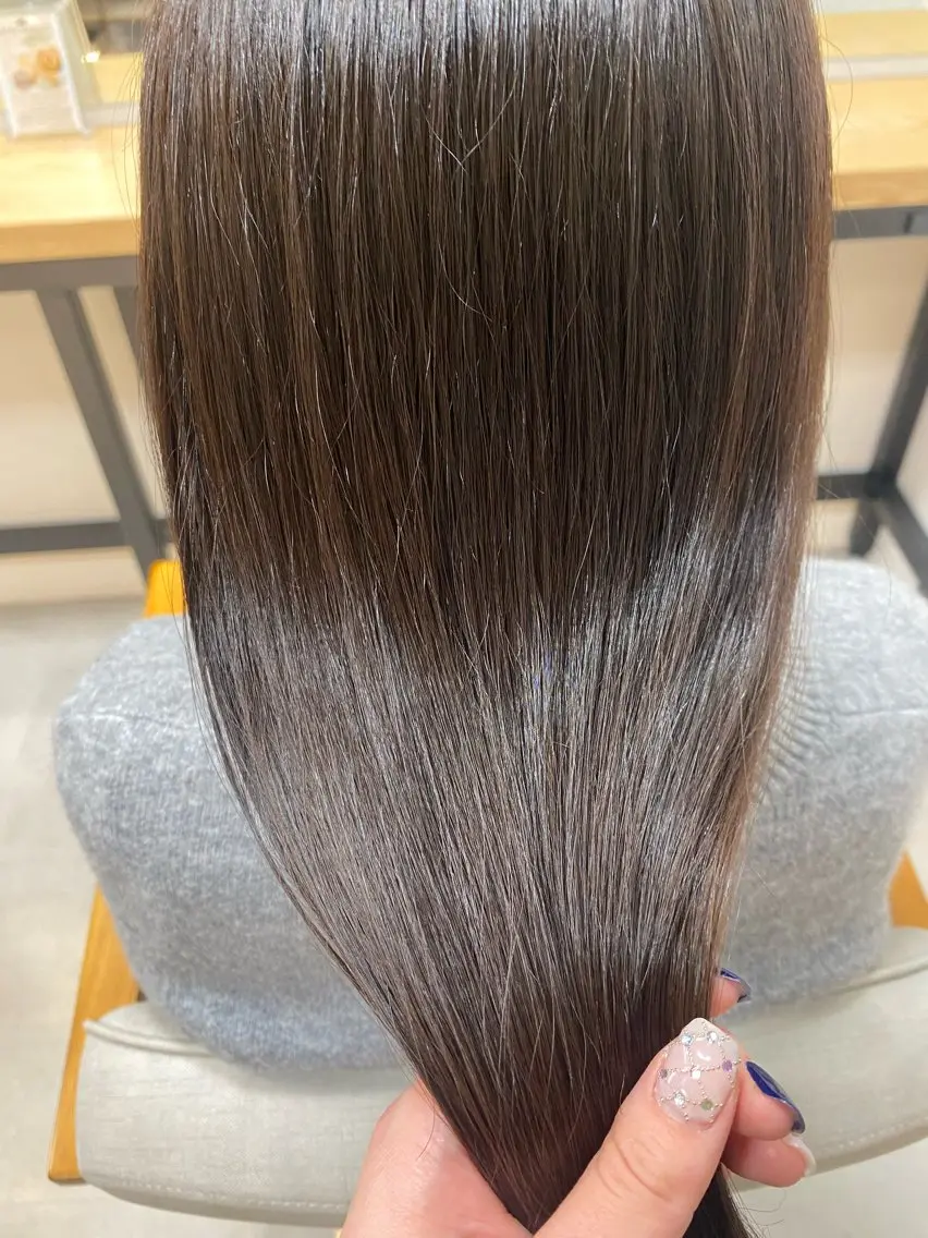 ロング カラー ブラウンカラー HIYORI🧁 登戸のヘアスタイル