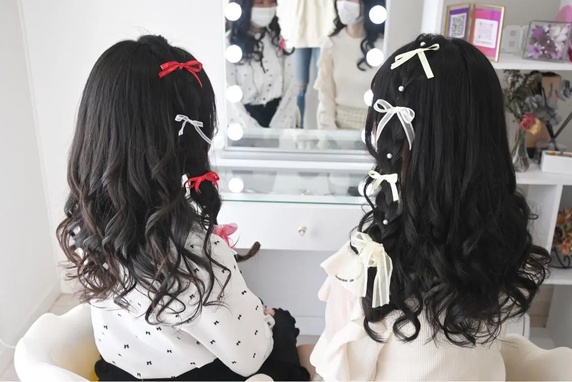 ヘアアレンジ 麻優 ヘアセットのヘアスタイル