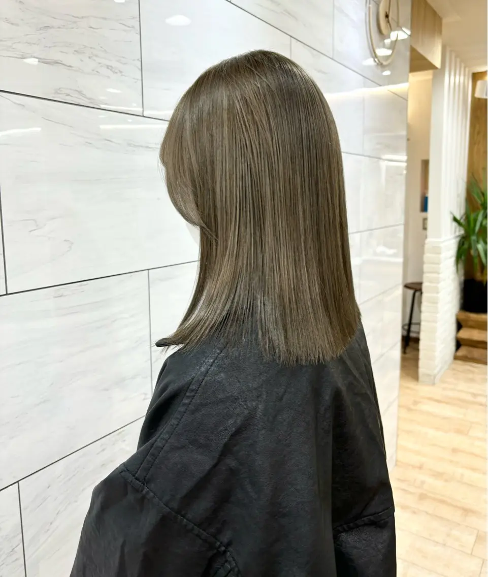 ミディアム ヘアカラー 片桐 大介のヘアスタイル