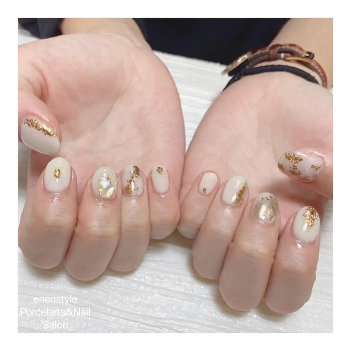 ショート ネイル ハンドネイル 🐾enen style 🐾のネイルデザイン
