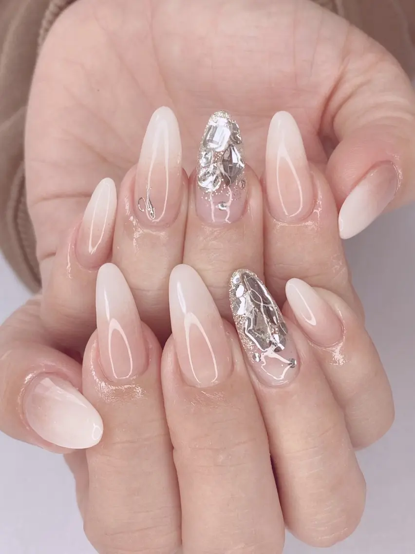 ネイル アートネイル オーロラネイル 桜ネイル クリアネイル フットネイル Nail Salon ertiのネイルデザイン