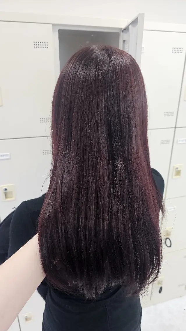 カラー レッドカラー ヘアカラー トリートメント 🍒renka🍒 ボブ/ショート/暖色のヘアスタイル