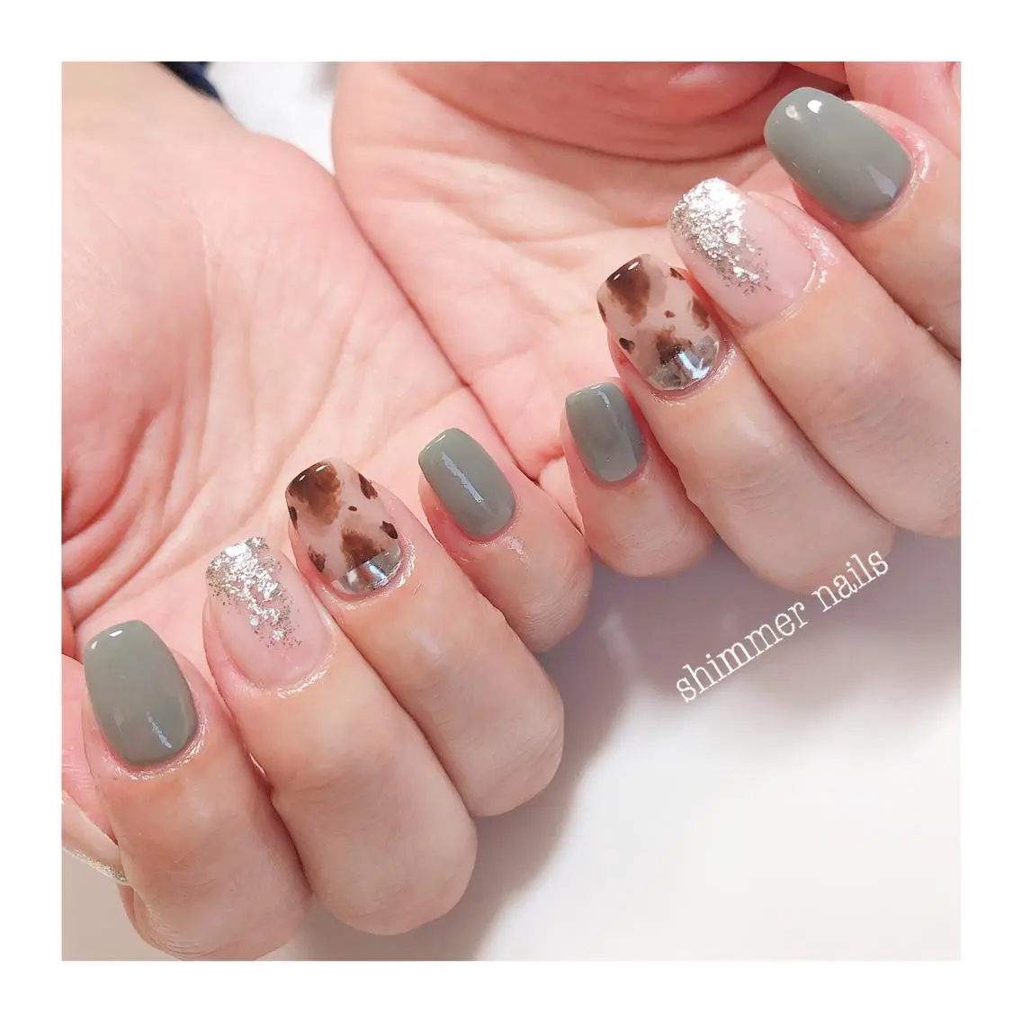 ネイル フットネイル shimmer nailsのネイルデザイン