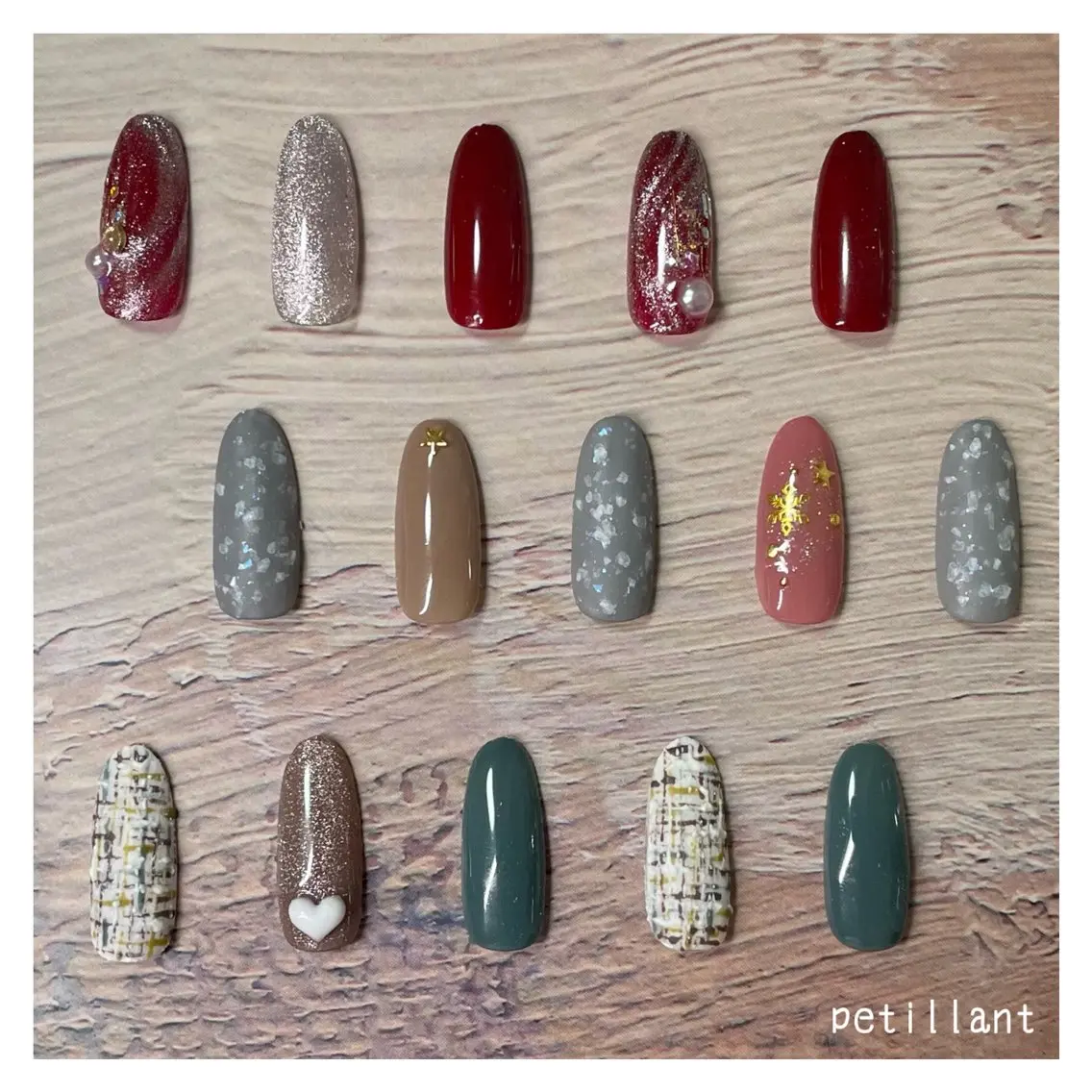 ネイル マットネイル nail salon petillantのネイルデザイン