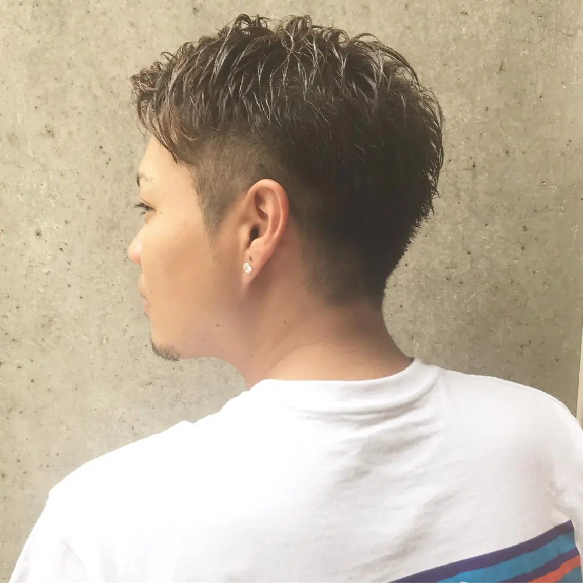 ショート ハイライト 石橋 瑞穂のヘアスタイル