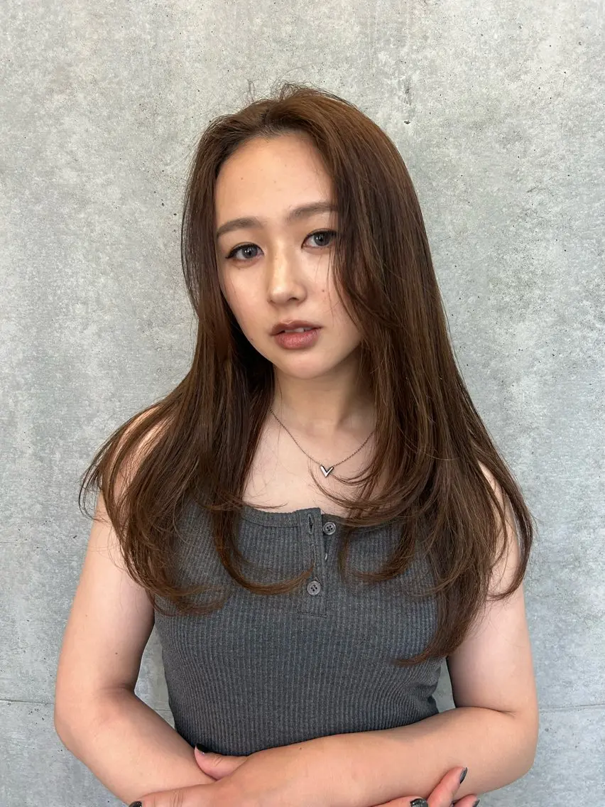 ロング 🍒ハイレイヤー🍒 海外ヘア🍒Momoのヘアスタイル