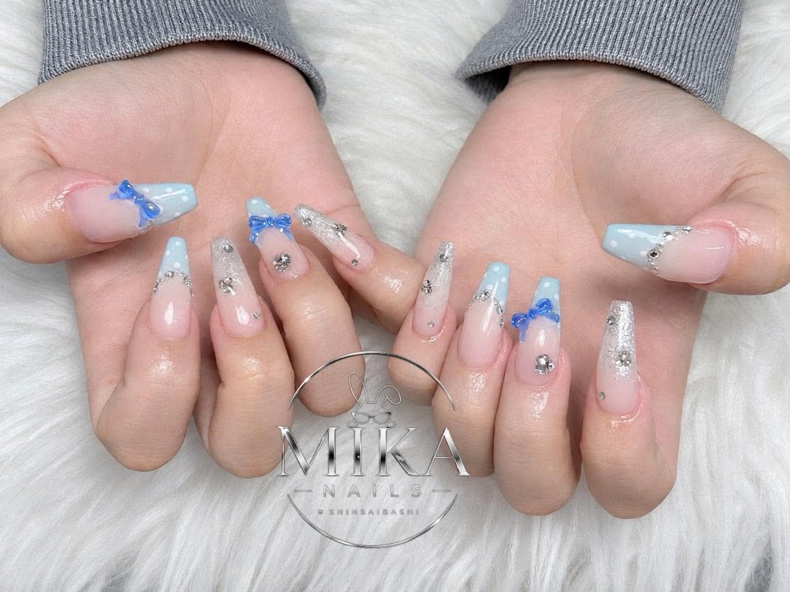 ネイル アートネイル チークネイル ドット フットネイル フレンチネイル ハンドネイル KIMU MIKA.NAILのネイルデザイン