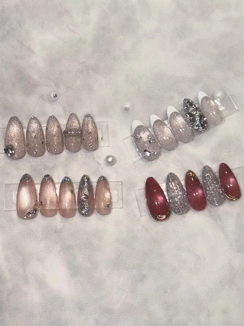 ネイル マグネットネイル ハンドネイル MAKI💎堺筋本町 大人可愛い/綺麗めのネイルデザイン