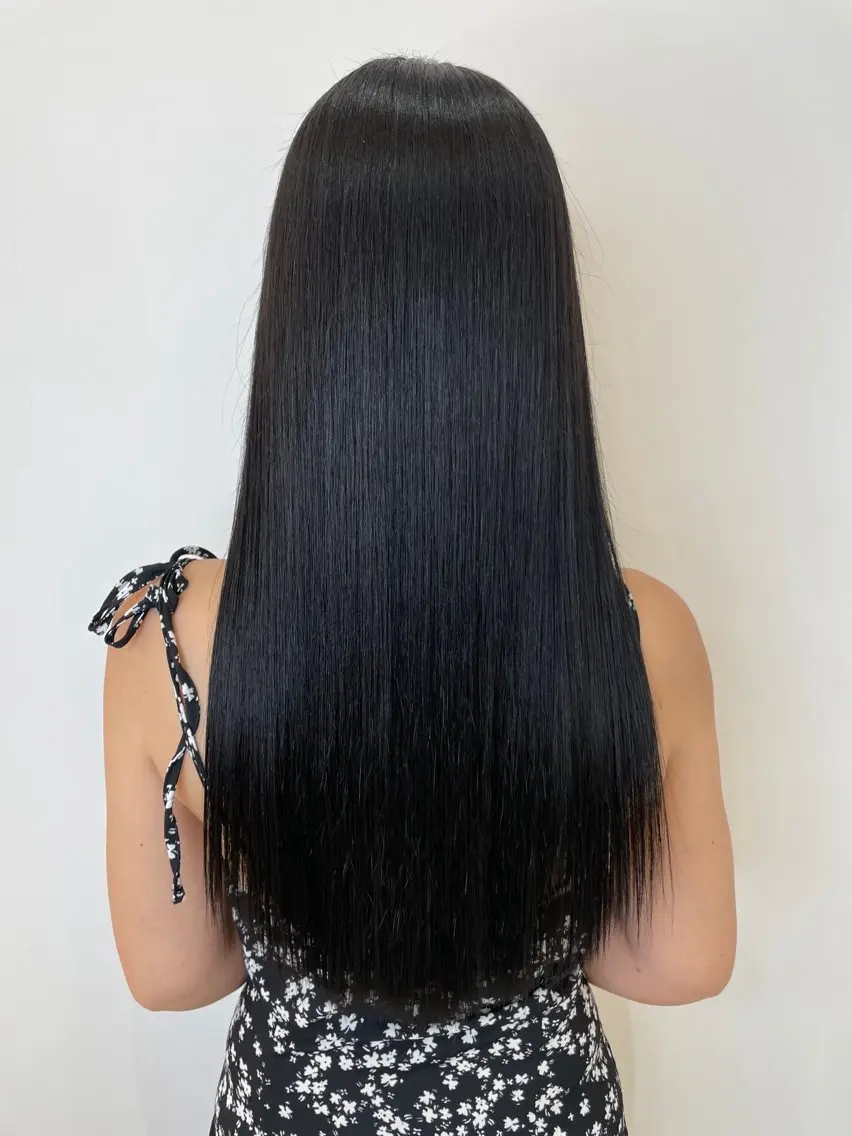 ロング カラー ヘアアレンジ トリートメント 具志堅 良のヘアスタイル