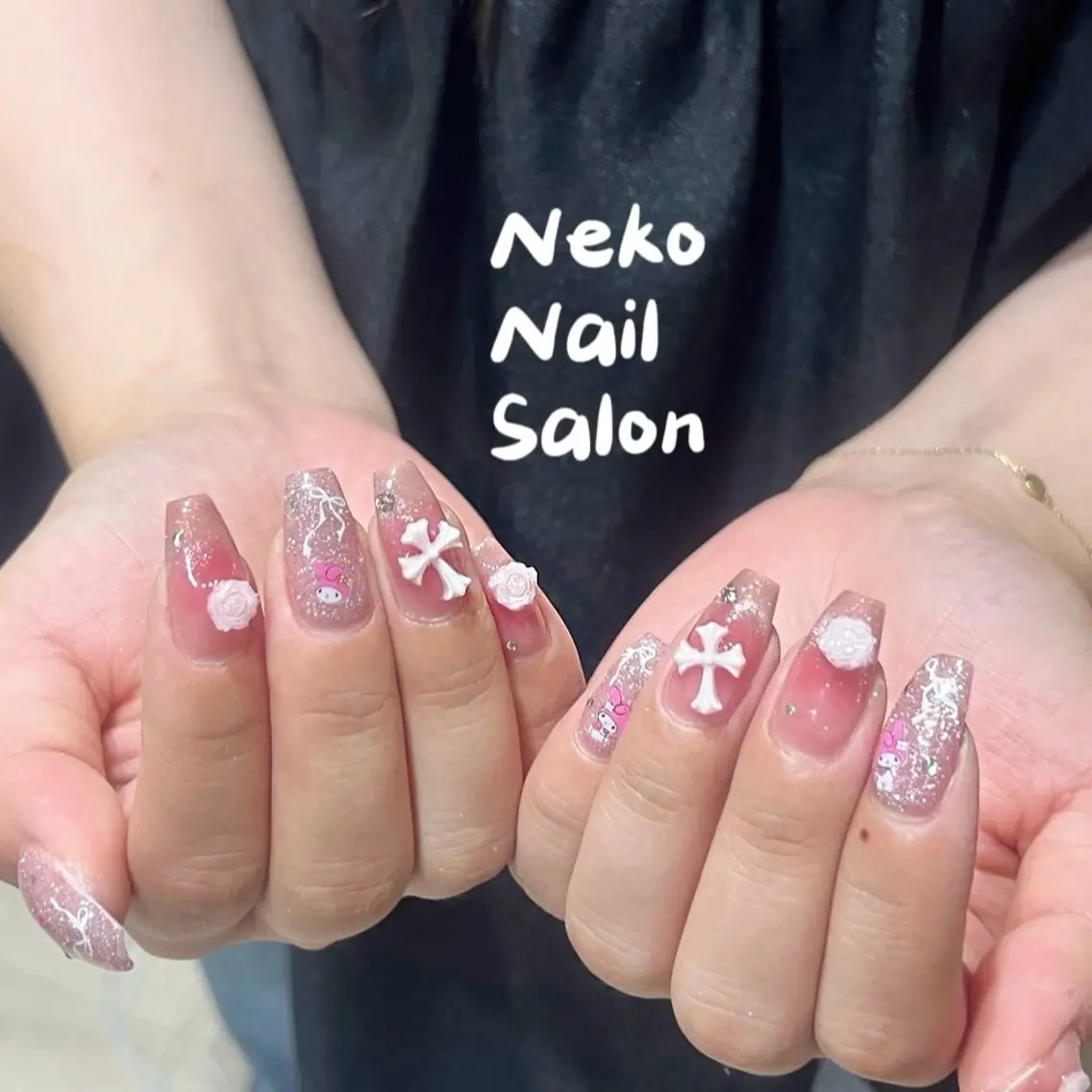 ネイル チークネイル neko nailのネイルデザイン