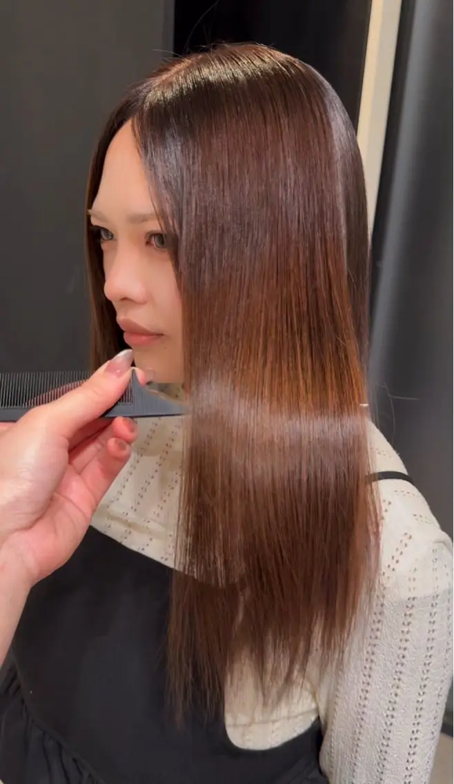 🍃縮毛矯正の写真