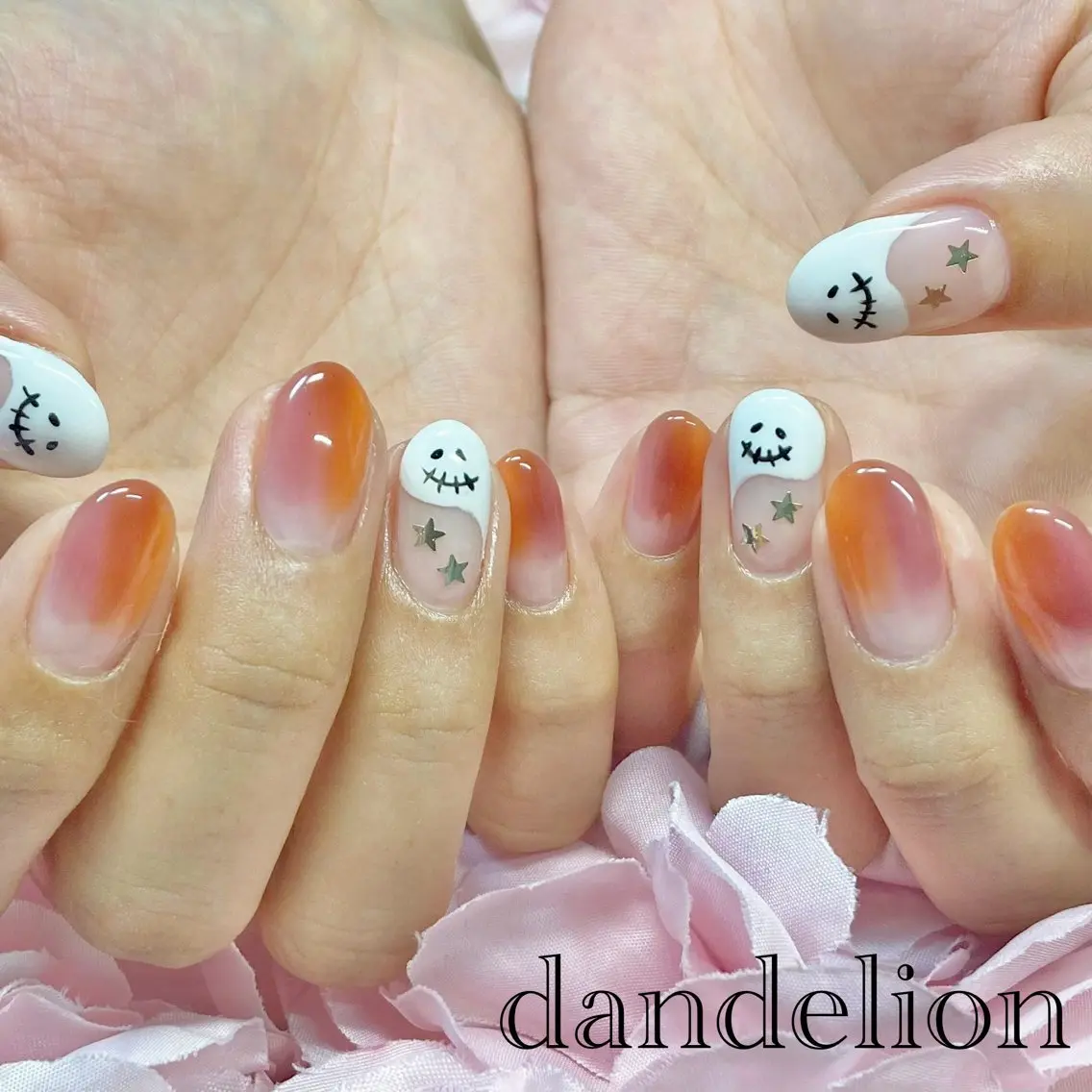 ネイル ハンドネイル ハンドケア dandelion ダンデライオンのネイルデザイン