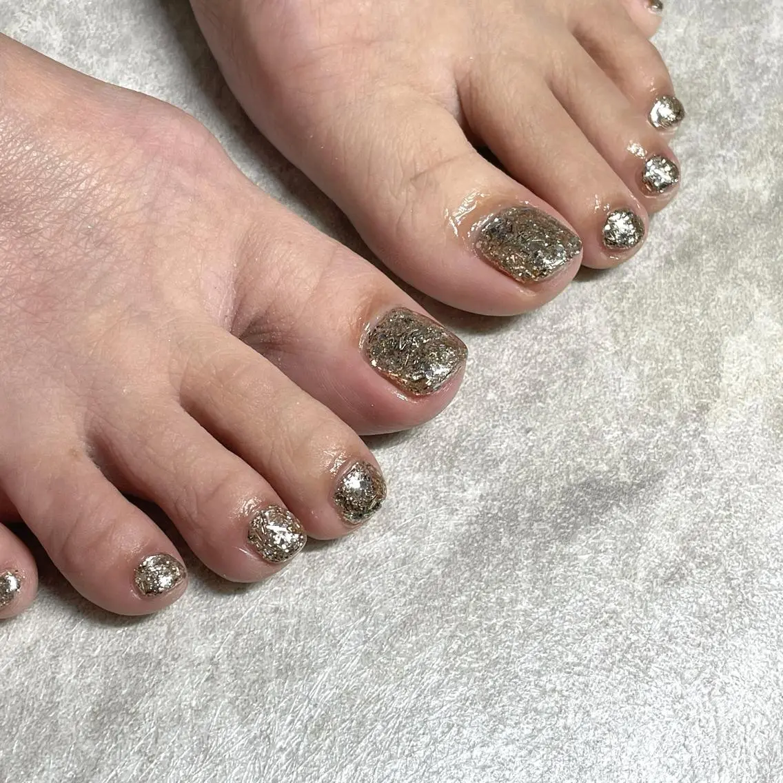 ワンカラーネイルの写真