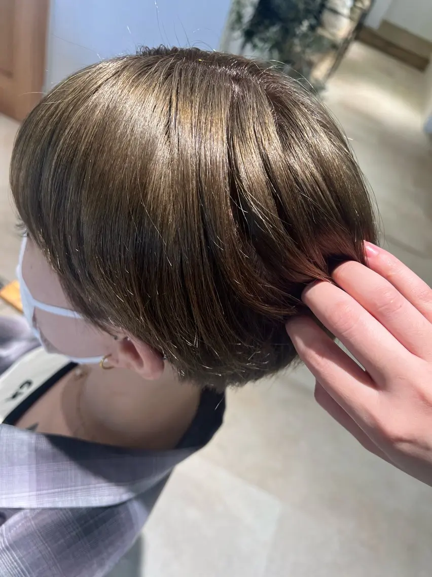 ショート ヘアケアソムリエ MIKUのヘアスタイル