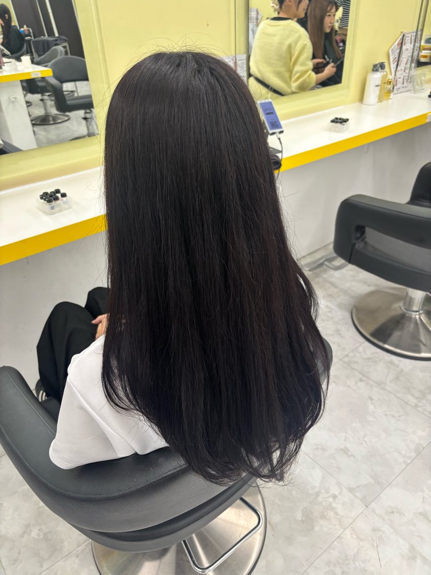 カラー ヘアカラー トリートメント 暖色✖️韓国ヘア 🥀SAHO🥀のヘアスタイル