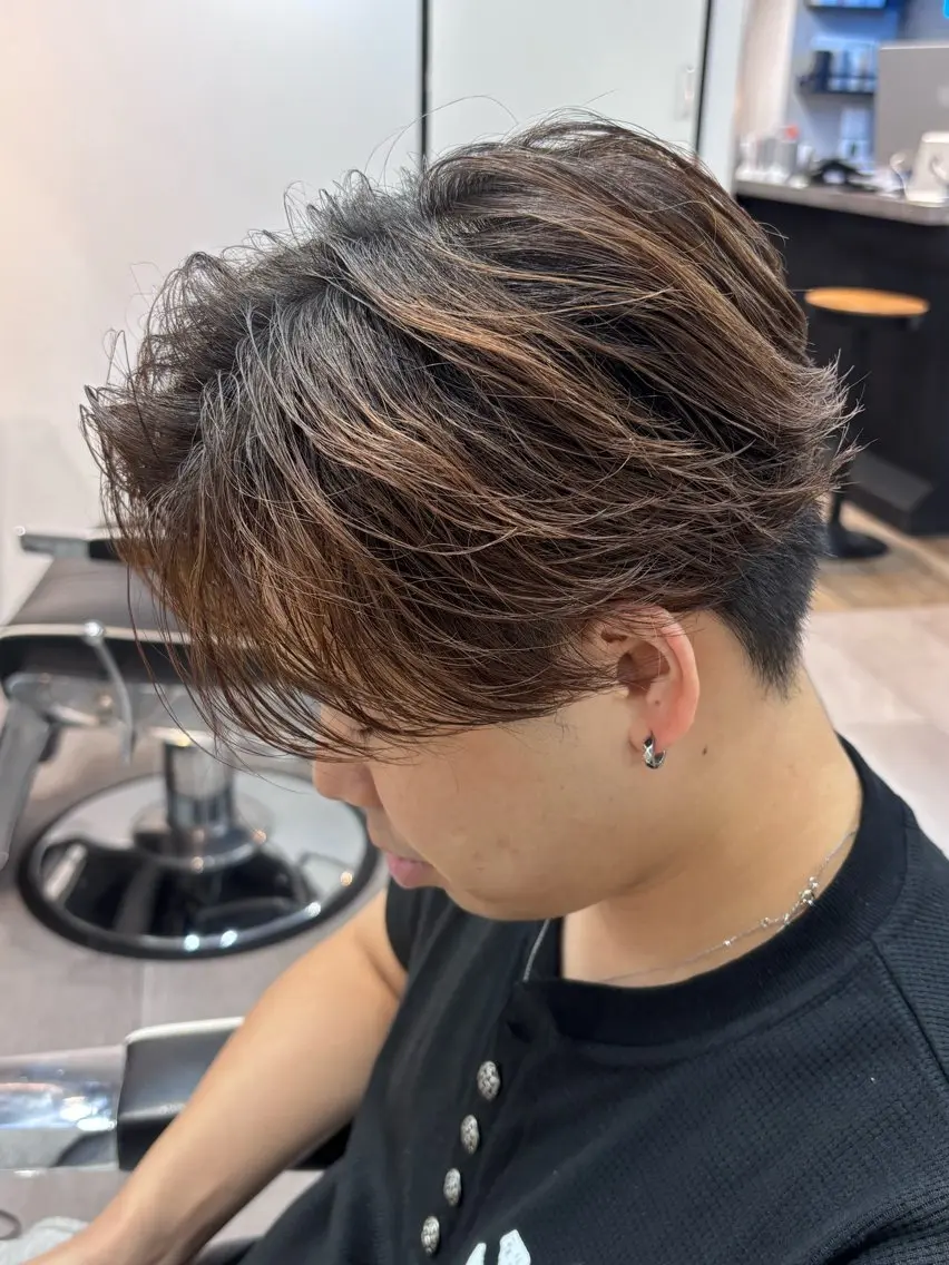 メンズ ヘアセット ⚡️❤️‍🔥渡辺 祐誉❤️‍🔥⚡️のヘアスタイル