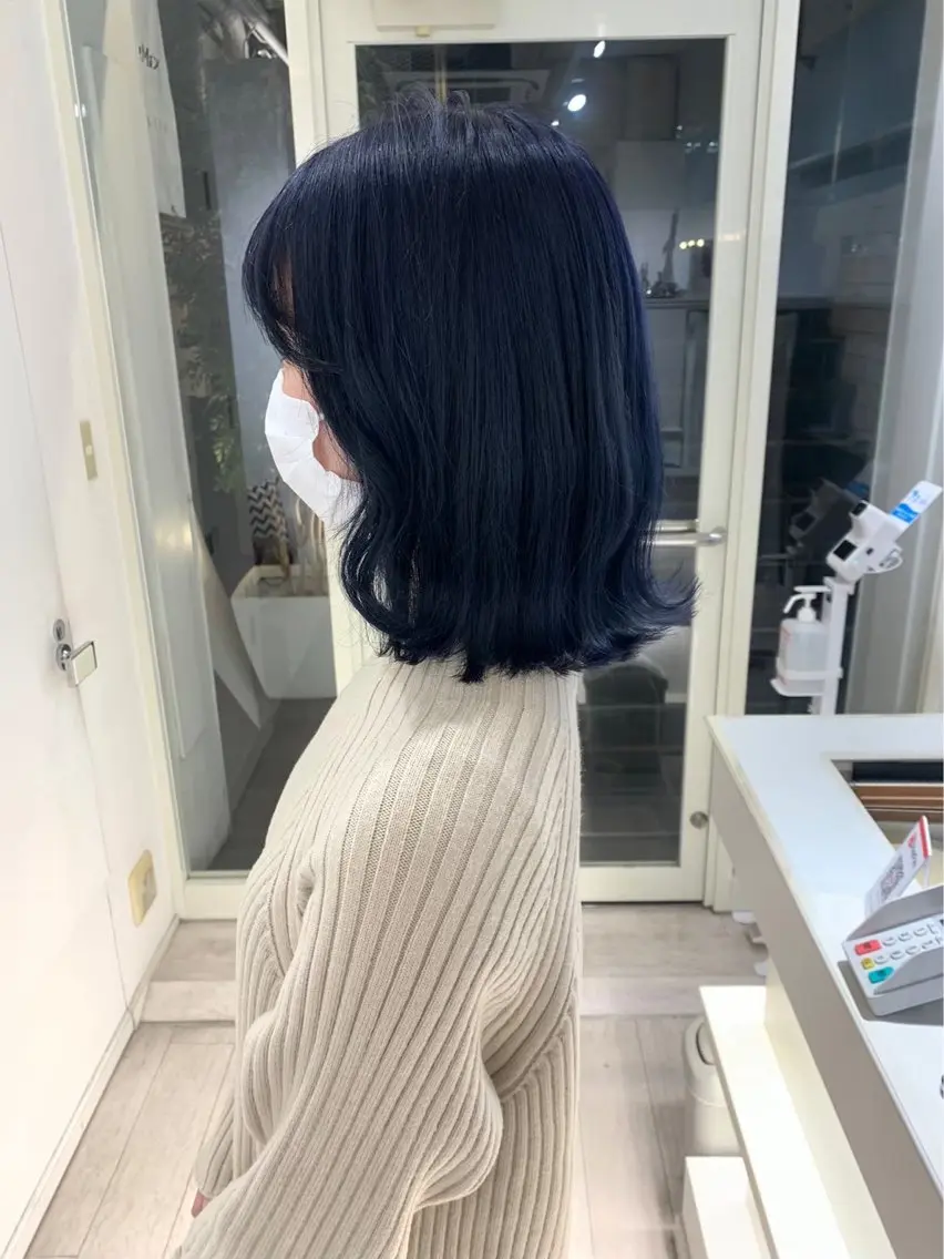 ロング カラー カット ヘアカラー NANO／ ブリーチ×レイヤーのヘアスタイル