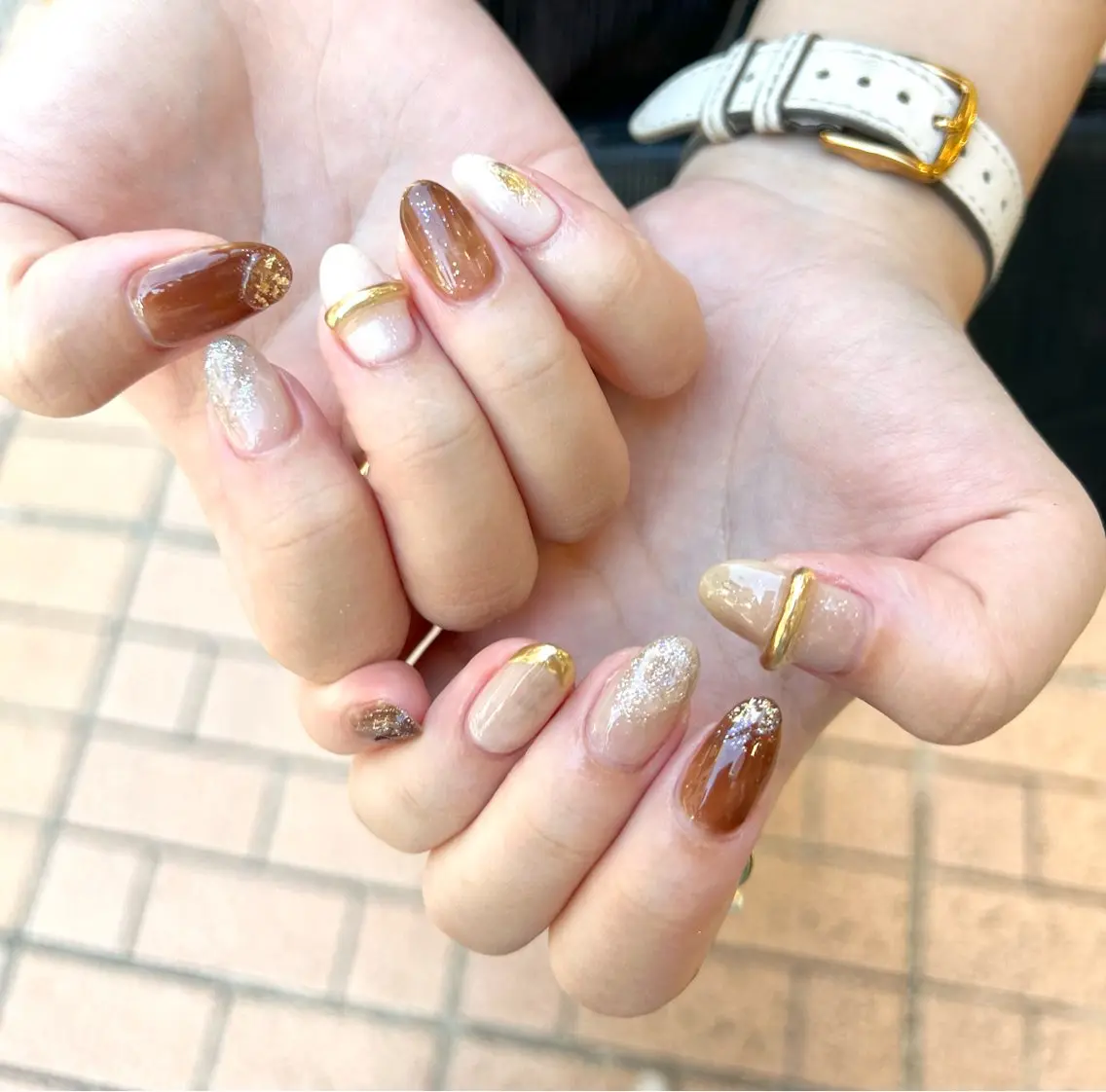 ネイル ハンドネイル 福田 麻耶のネイルデザイン