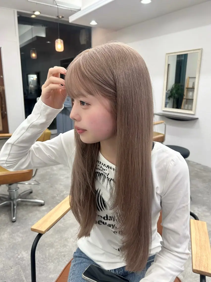 前髪+サイドバングカット✂️の写真