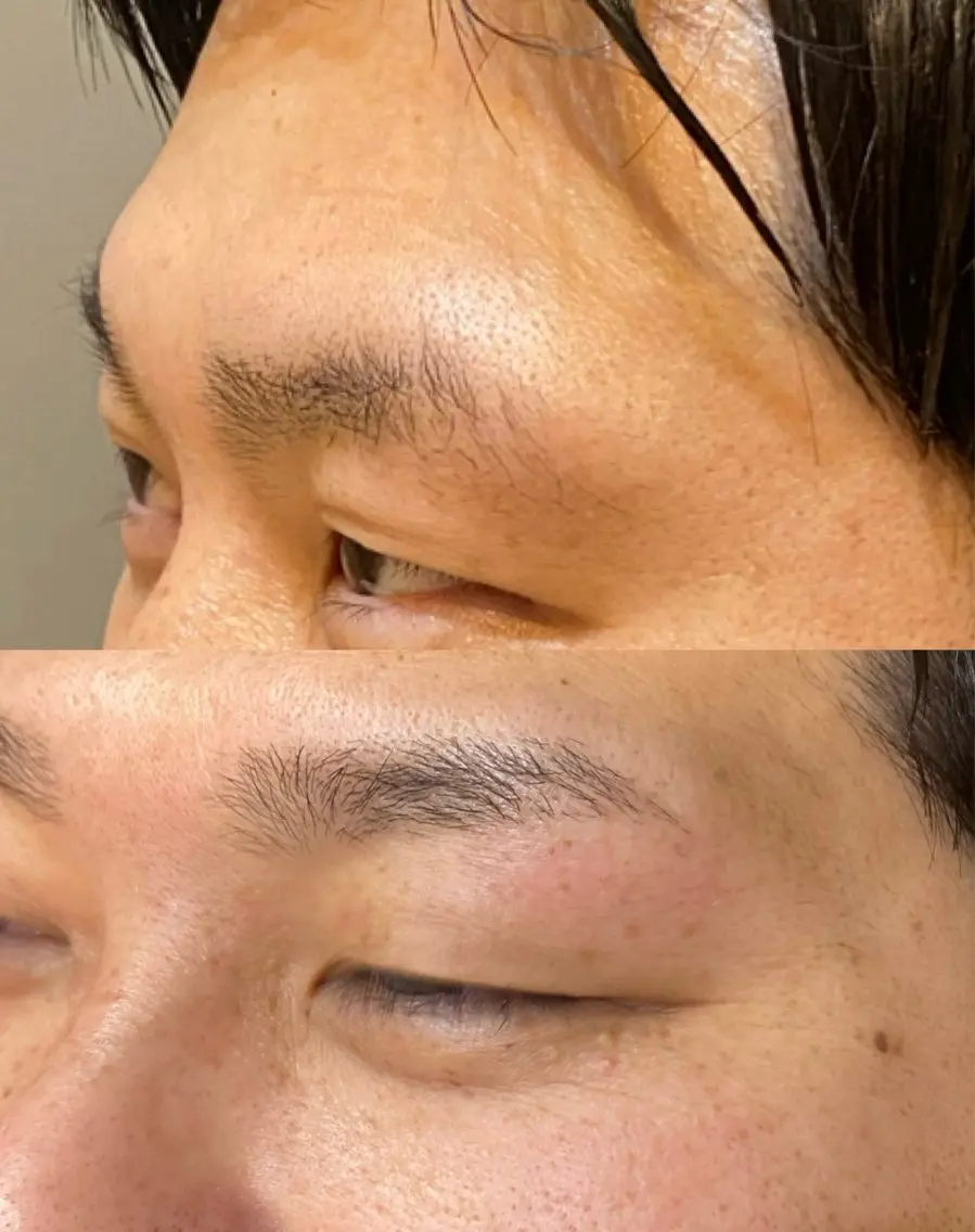 練習モデル🦖メンズアイブロウwax🦖眉スタイリングの写真