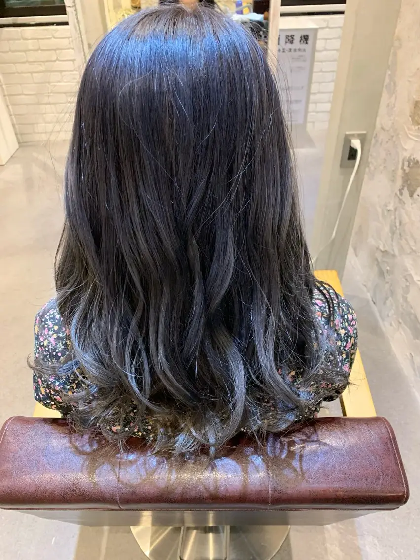 ロング カラー 塚本 昂のヘアスタイル