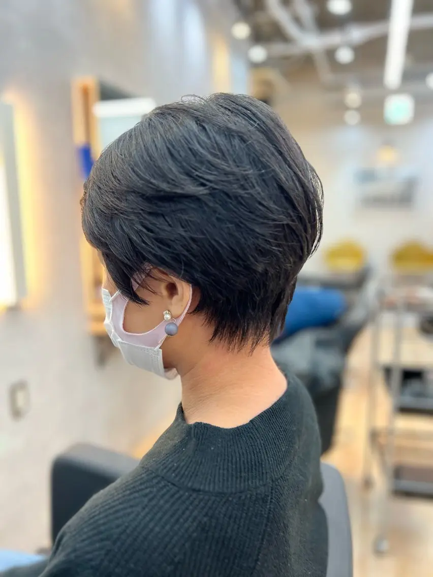 ショート ショートヘア Aguhair milo森山知幸のヘアスタイル
