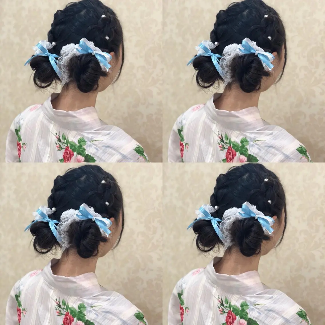 ミディアム ヘアアレンジ お団子ヘア ヘアセット 🌷MAYU 🌷のヘアスタイル