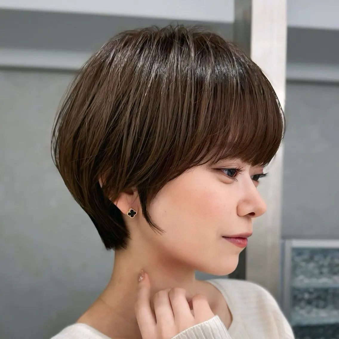 【12月限定⛄️梅雨から半年経って癖が気になる方✨】カット+縮毛矯正+Aujua4ステップトリートメントの写真