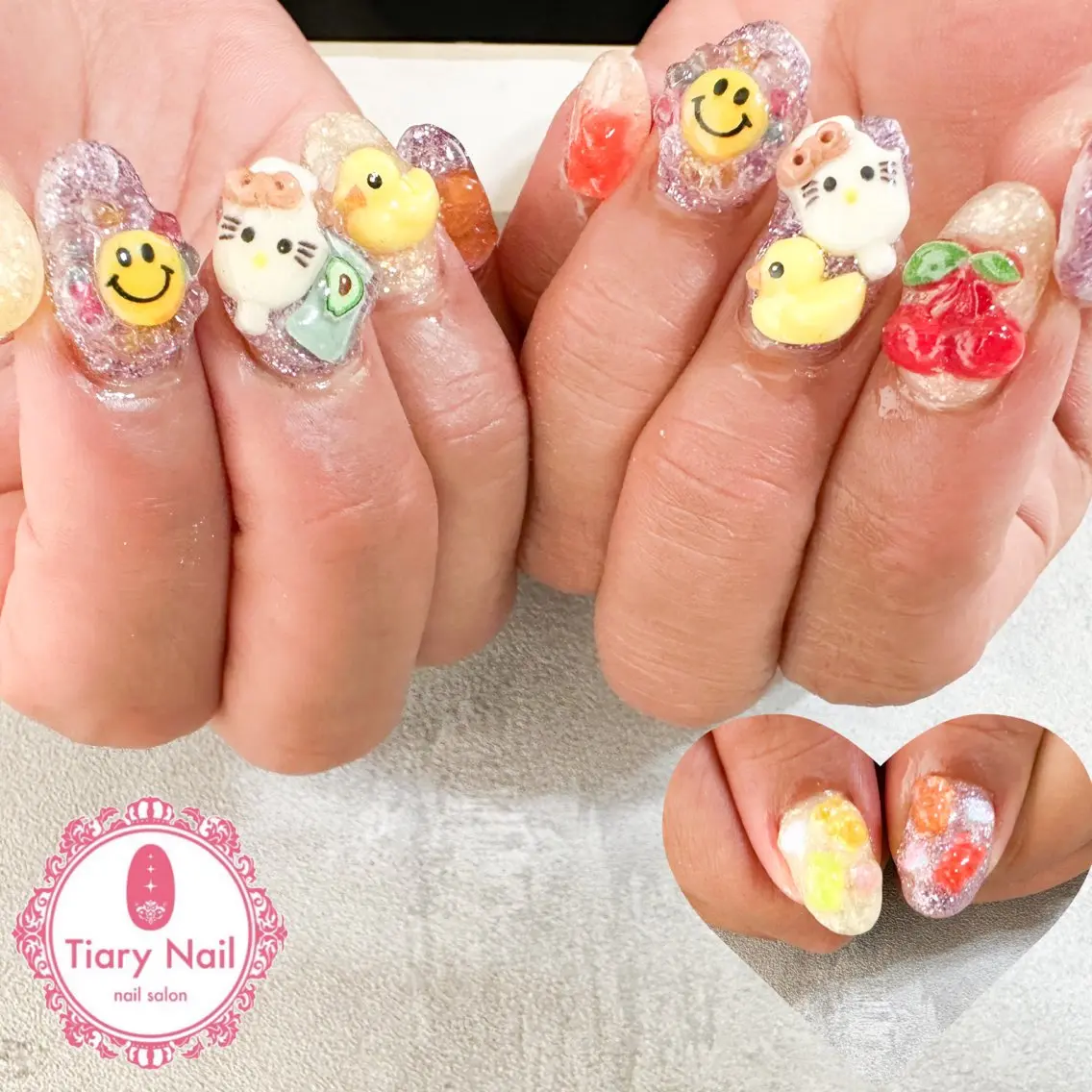 ネイル tiarynail K K🐼のネイルデザイン