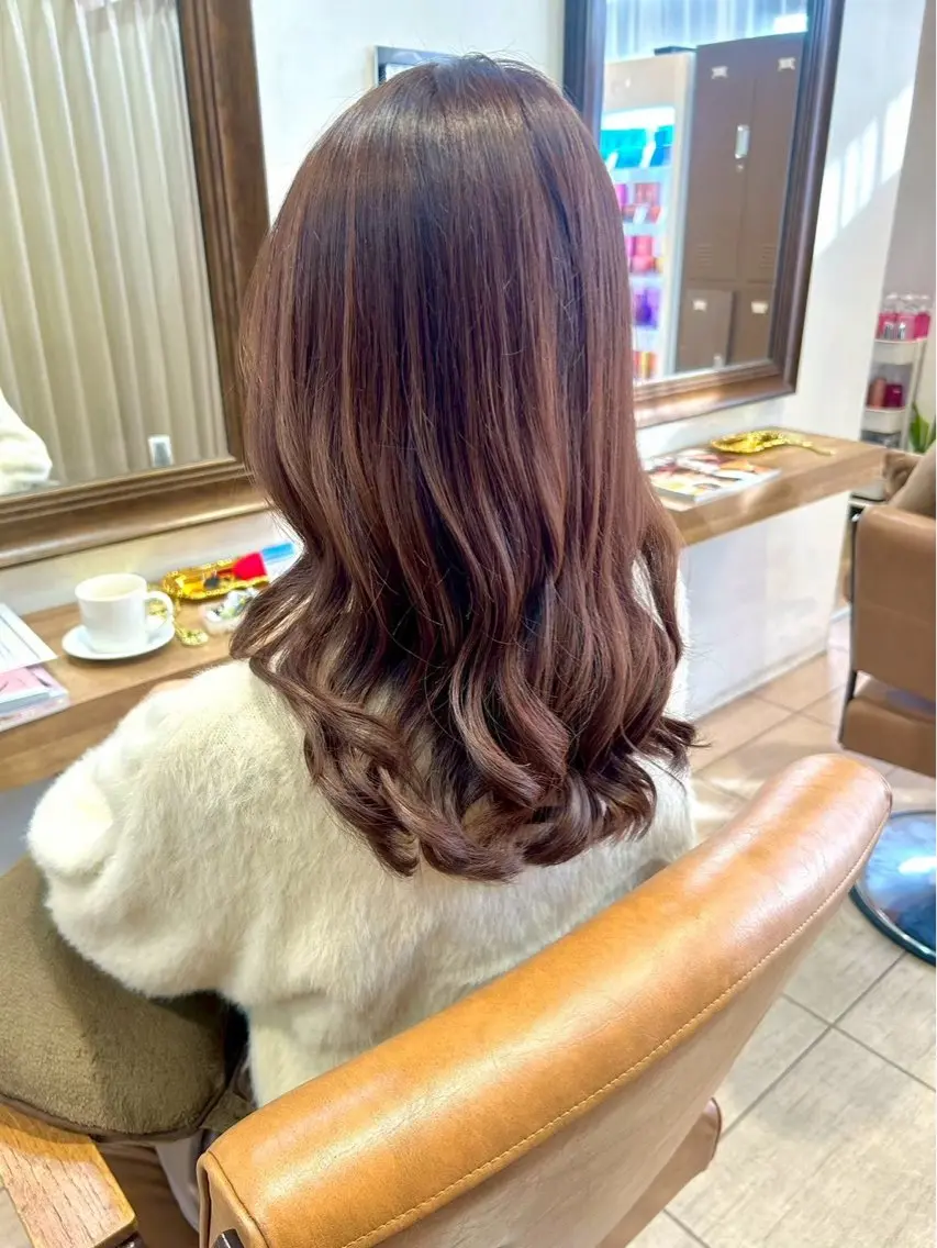 ロング カラー 北本 久実のヘアスタイル