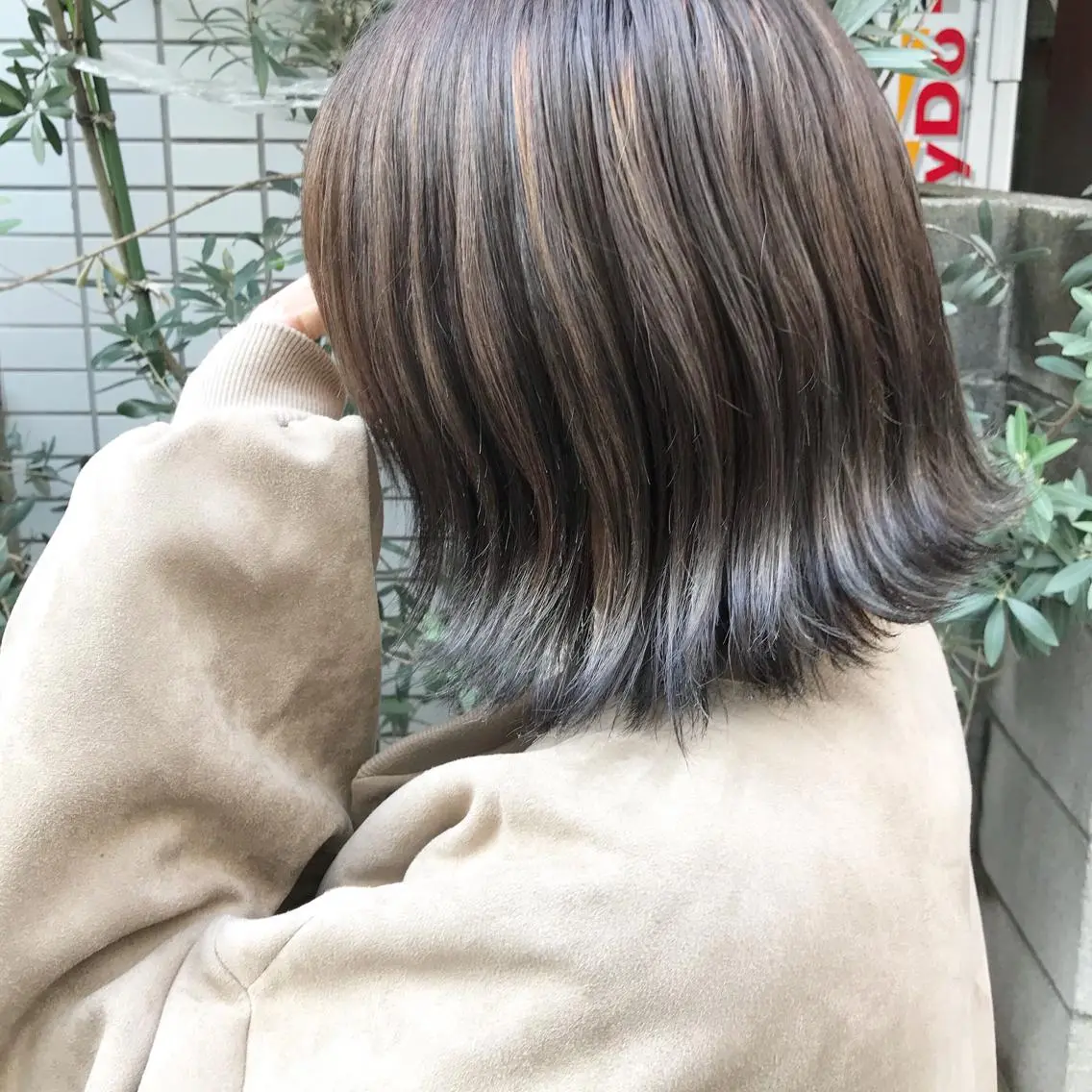 ミディアム カラー 🫧透明感カラー/ ボブ/小笠原汐海🪽のヘアスタイル
