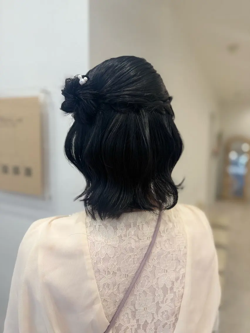 ミディアム ボブ ヘアセット MIREI / モデル様募集中🎀のヘアスタイル