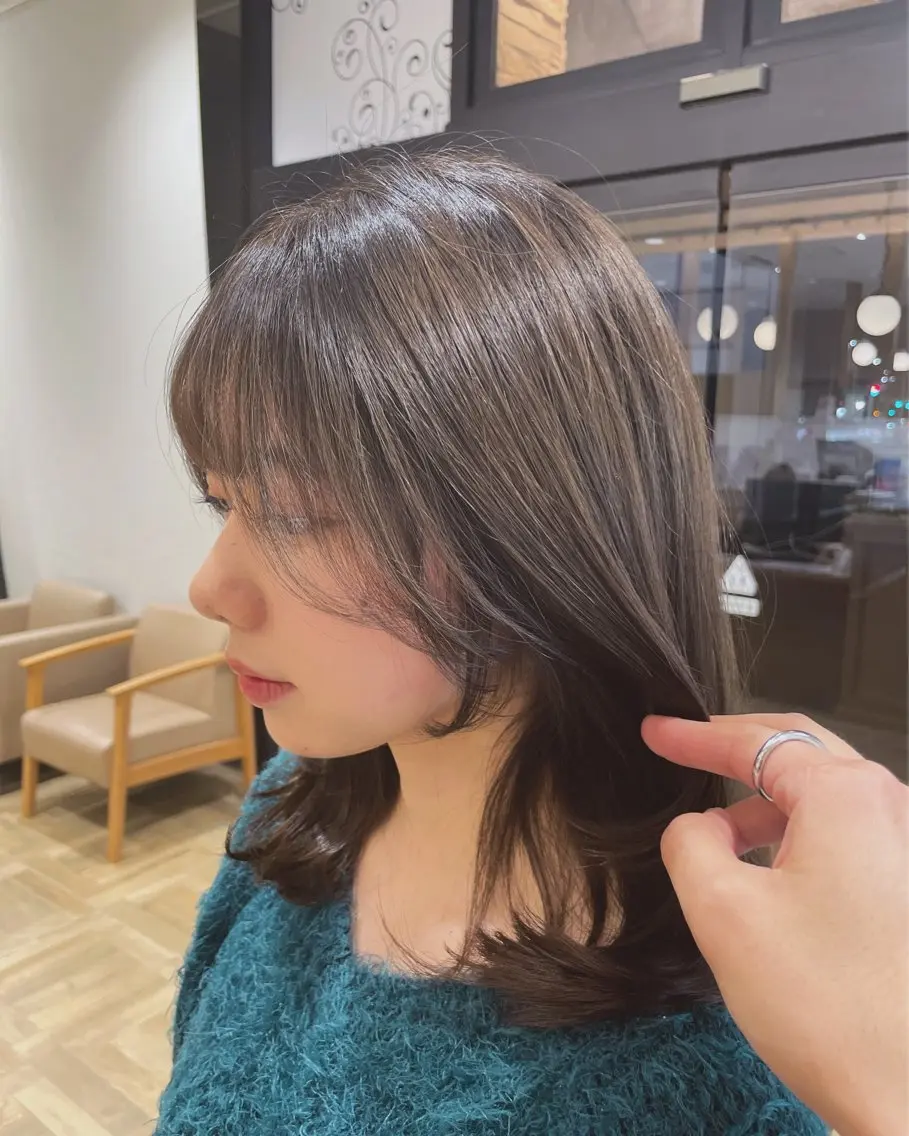 【働く女性の艶悩みに】カット+艶高まる髪質改善カラー+補修トリートメントの写真